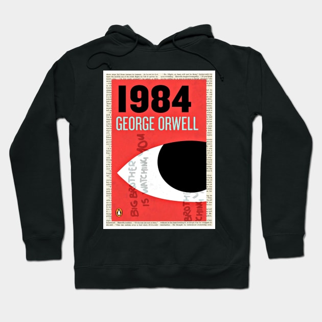 1984 by George Orwell Hoodie by booksnbobs